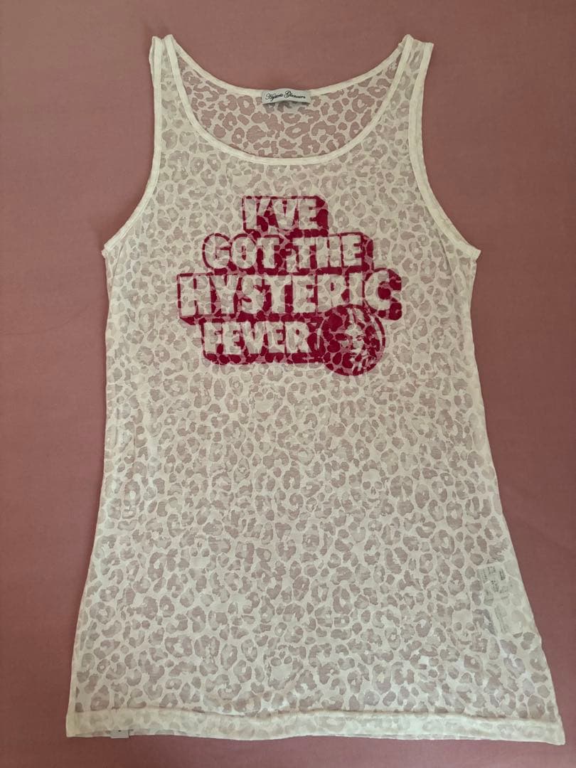 ヒステリックグラマー ロゴタンクトップ 豹柄 スカル