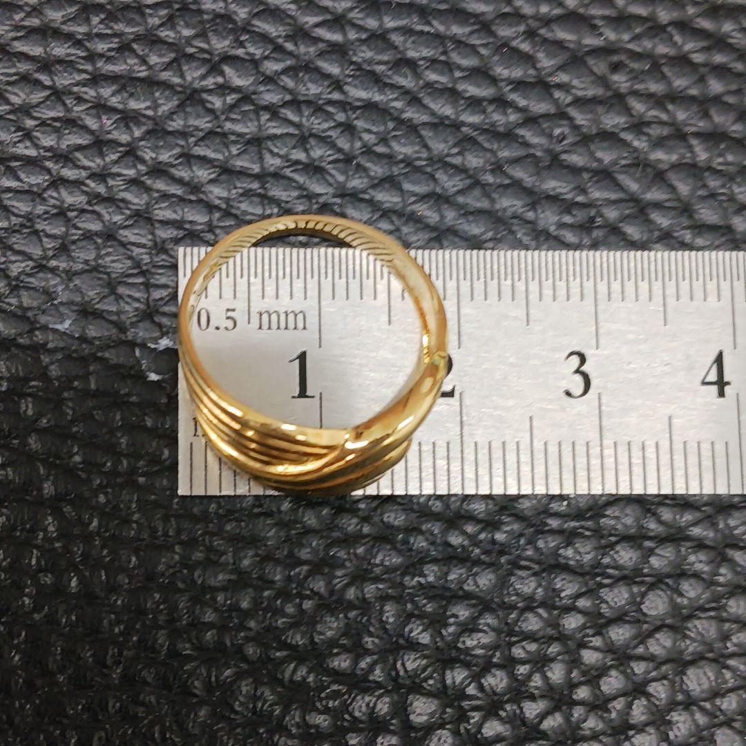 (C010503) K18 YG リング 指輪 約10号