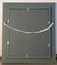 【真作】絵画　長生玲子　油彩3号　桜ん坊　さくらんぼの籠とテーブル　Y111