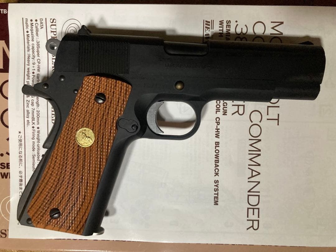 MGC コルト コンバットコマンダー .38 SUPER　モデルガン　箱付　美品