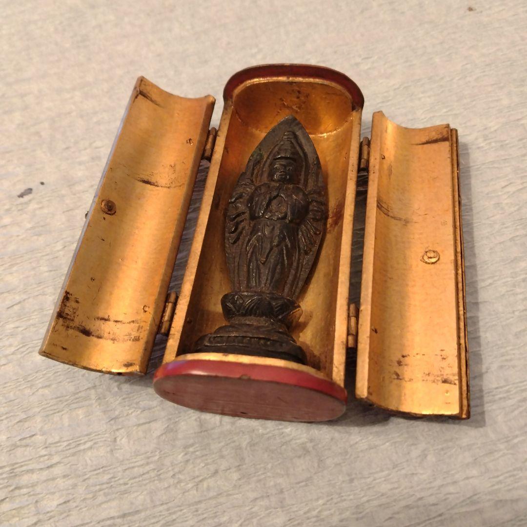 持仏　千手観音　金属製