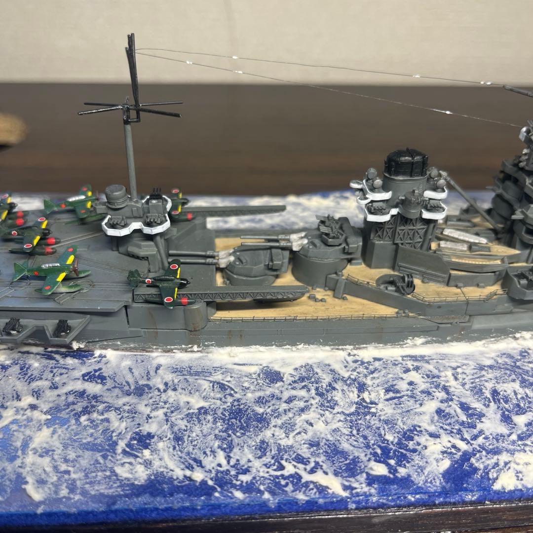 1/700 日本海軍　航空戦艦伊勢　ジオラマ