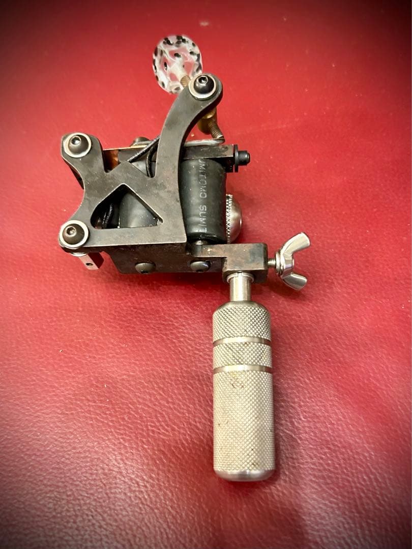 もんもんさん専用 タトゥーマシン 2コイル 金属製 グリップ付きマグネット式