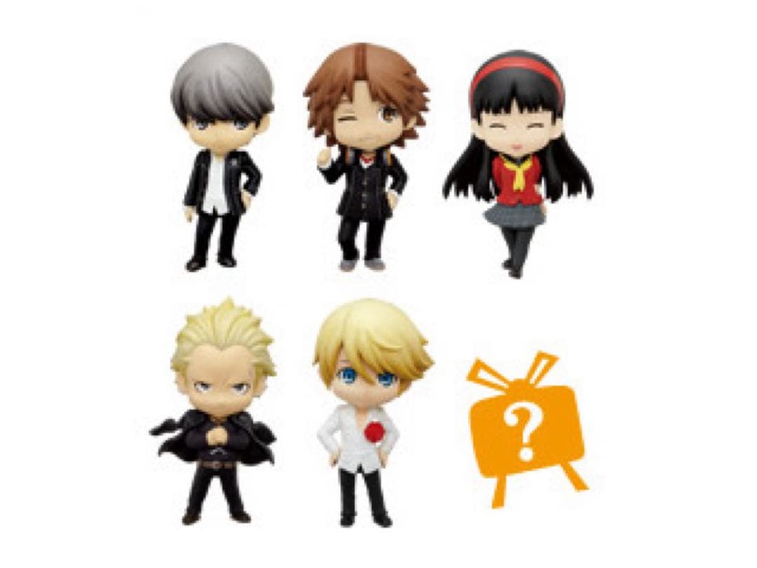 【一部開封あり】 happyくじ G賞 ペルソナ4 ちびフィギュア コンプ