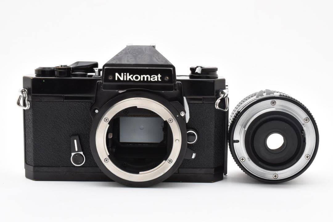 完動良品 ニコマートFT2 黒 + 28mm F3.5 非Ai｜モルト交換済