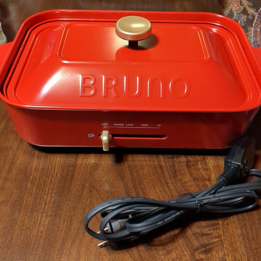 ブルーノ　コンパクトホットプレート　セラミック鍋付き