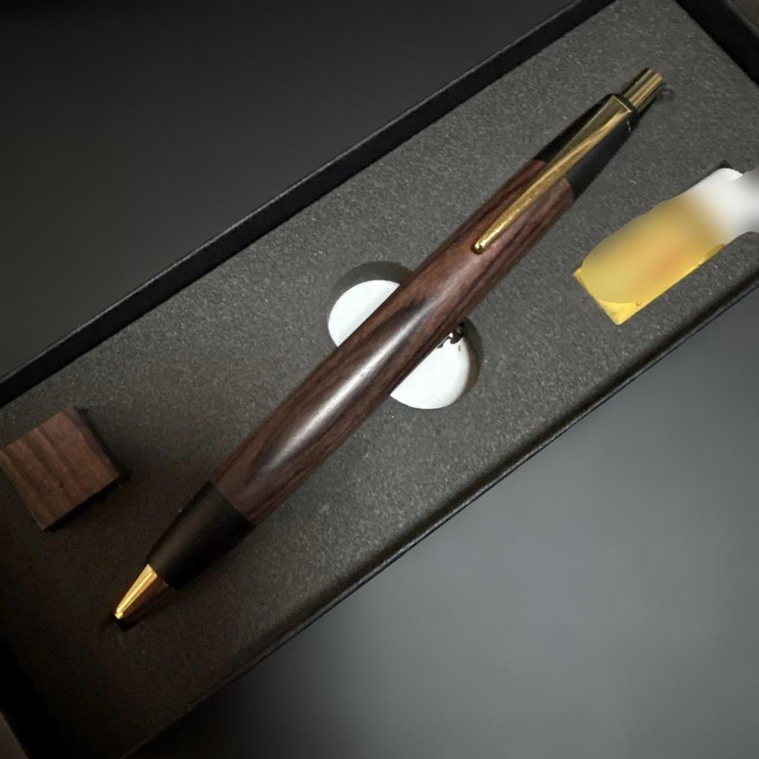 P*o様 〈極美品〉野原工芸　キングウッド　スタンダードボールペン