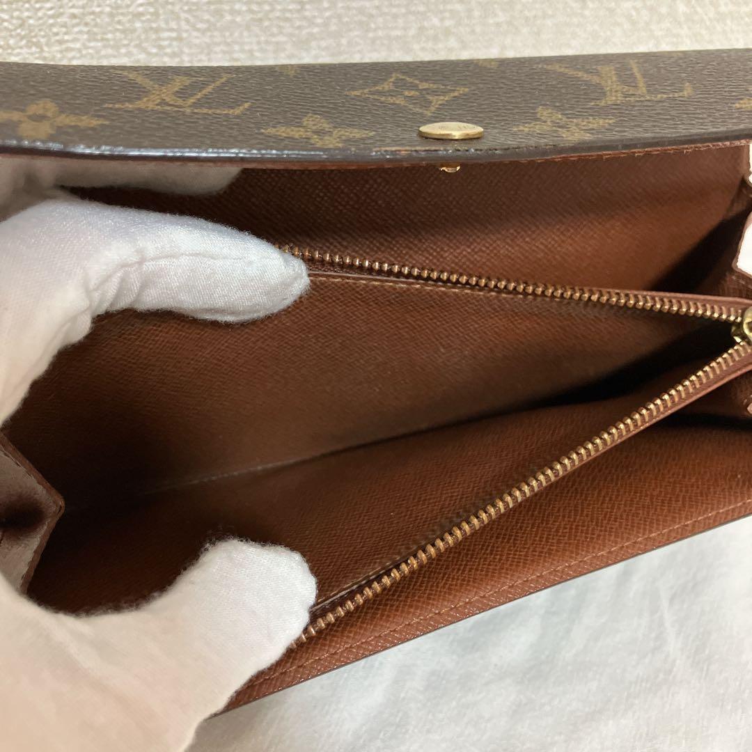 ✨美品✨ルイヴィトン 二つ折り 長財布 ポシェットポルトモネクレディ モノグラム