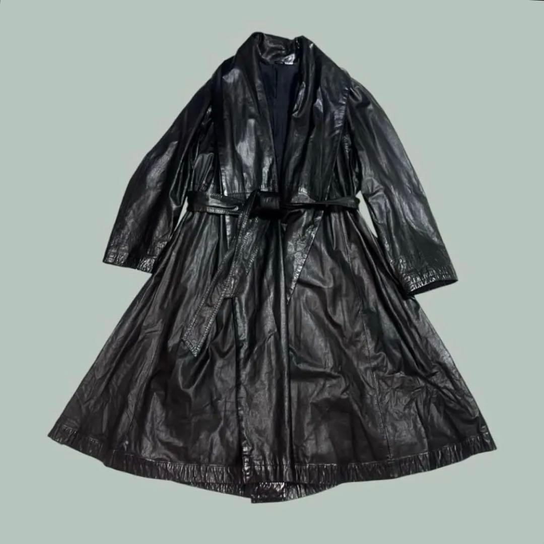 ジャケット・アウター LUNA MATTINO Leather gown coat