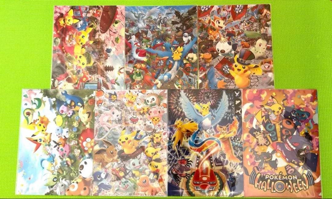 【絶版】　ポケモン　クリアファイル　ポケモンセンター　USJ　限定　まとめ売り