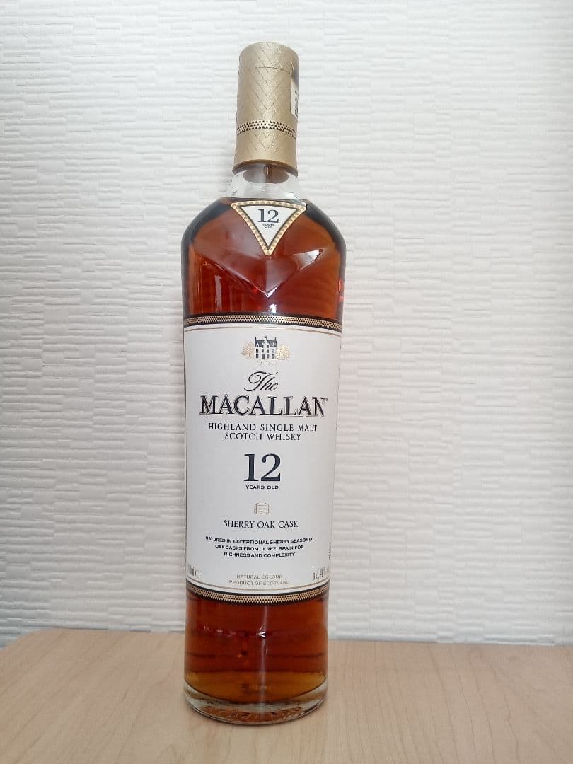 The Macallan 12年 シェリーオーク樽 700ml