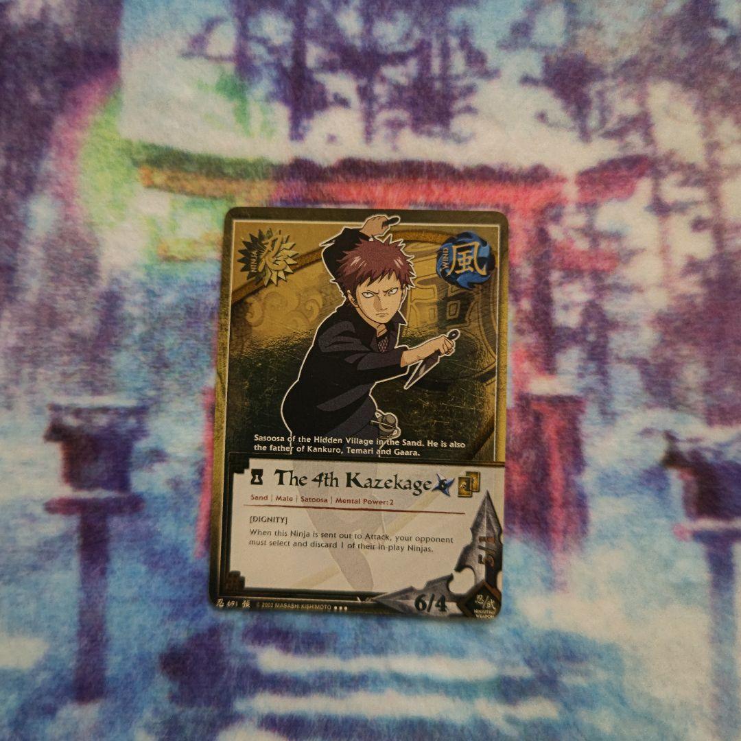NARUTO ナルトカードゲーム CCG 四代目風影 SR Foil
