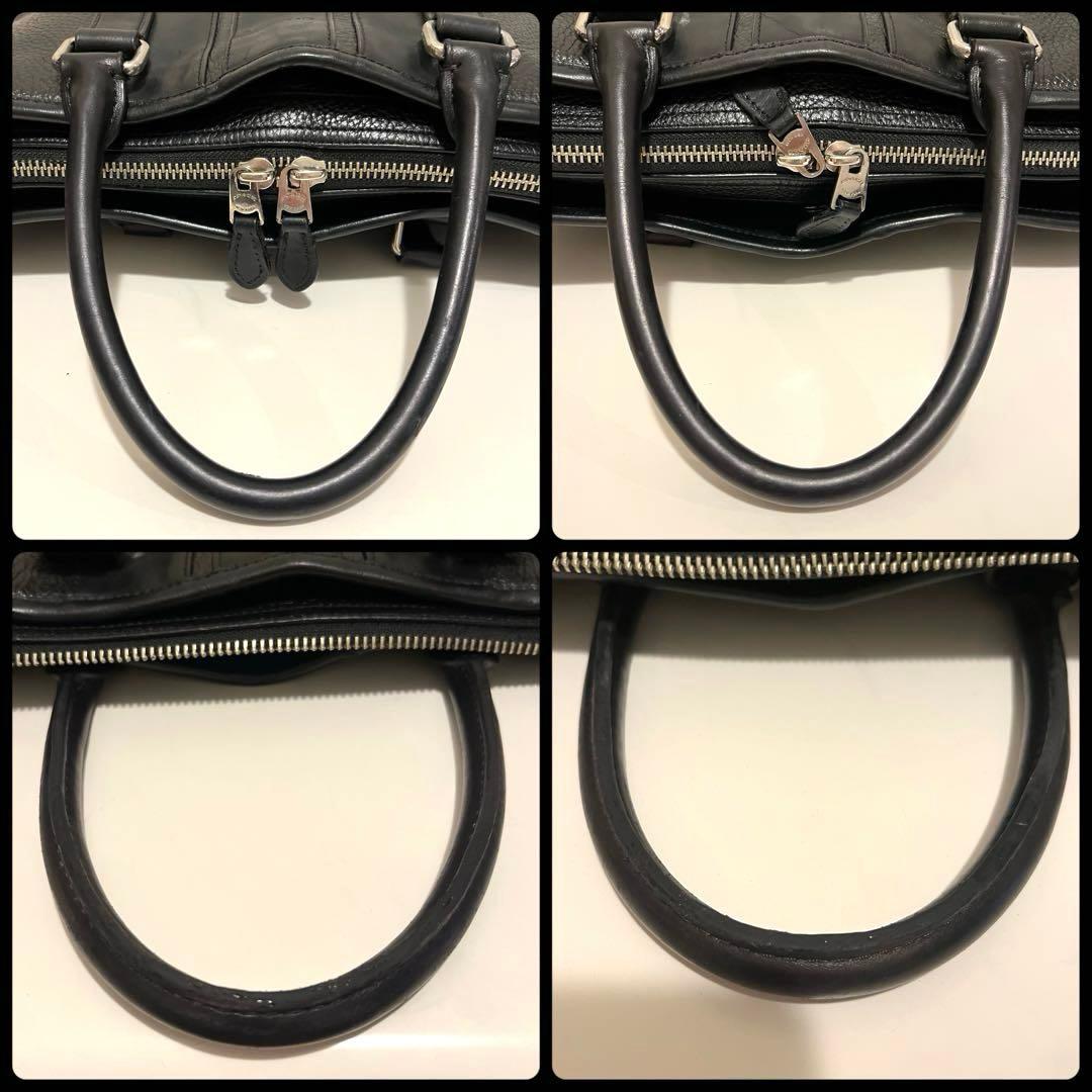 COACH コーチ ビジネスバッグ オールレザー ブリーフケース メンズ 黒 革