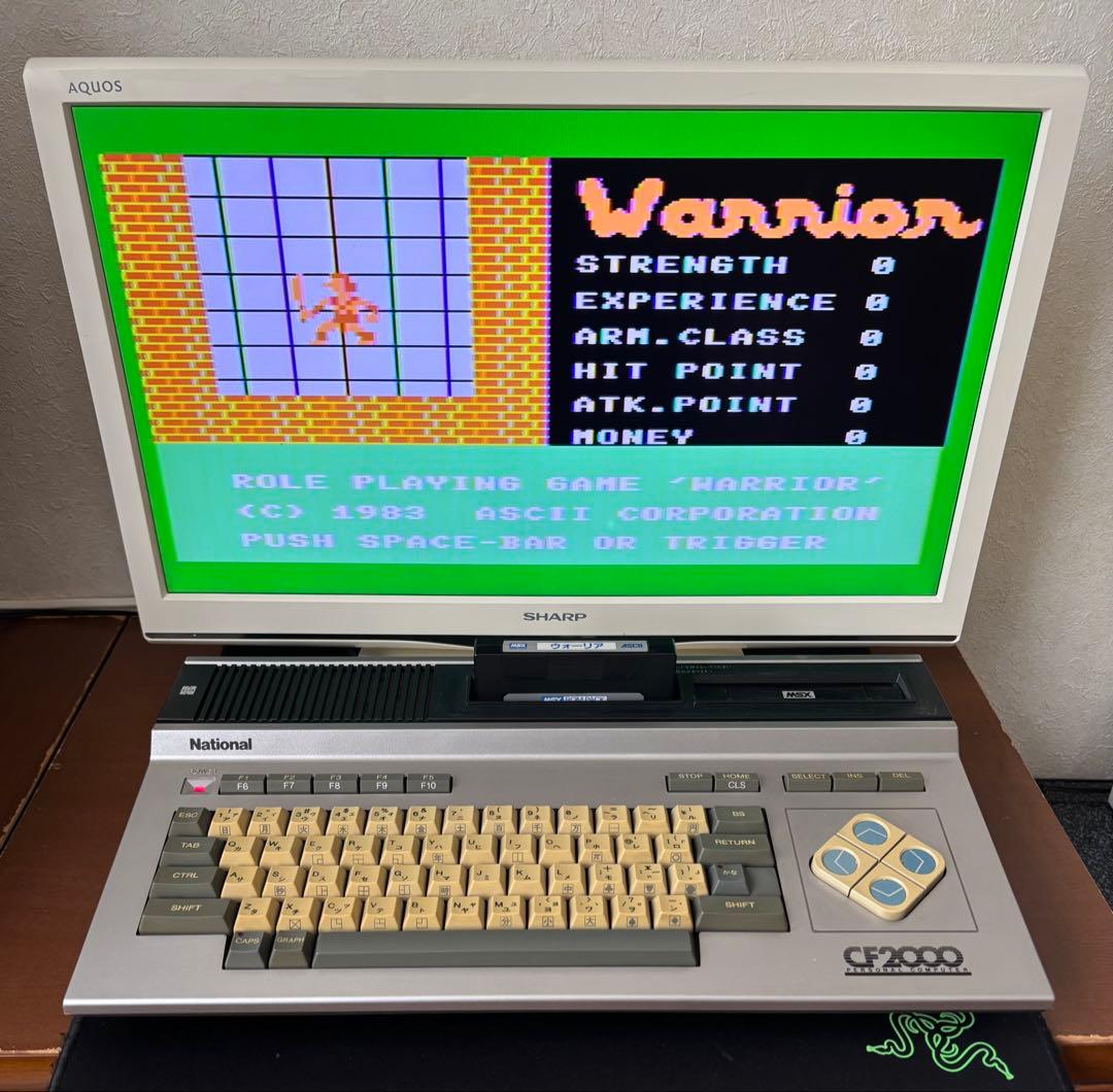 MSX CF-2000 動作品 取説付き