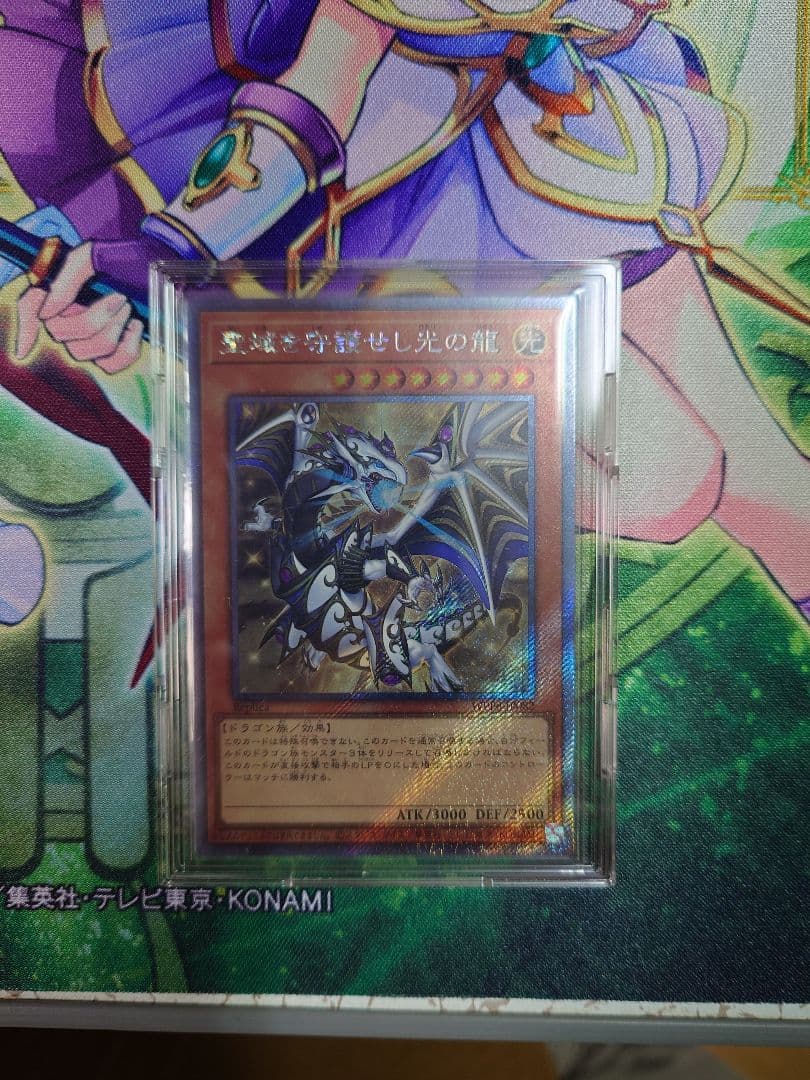 聖域を守護せし光の龍　1枚　遊戯王