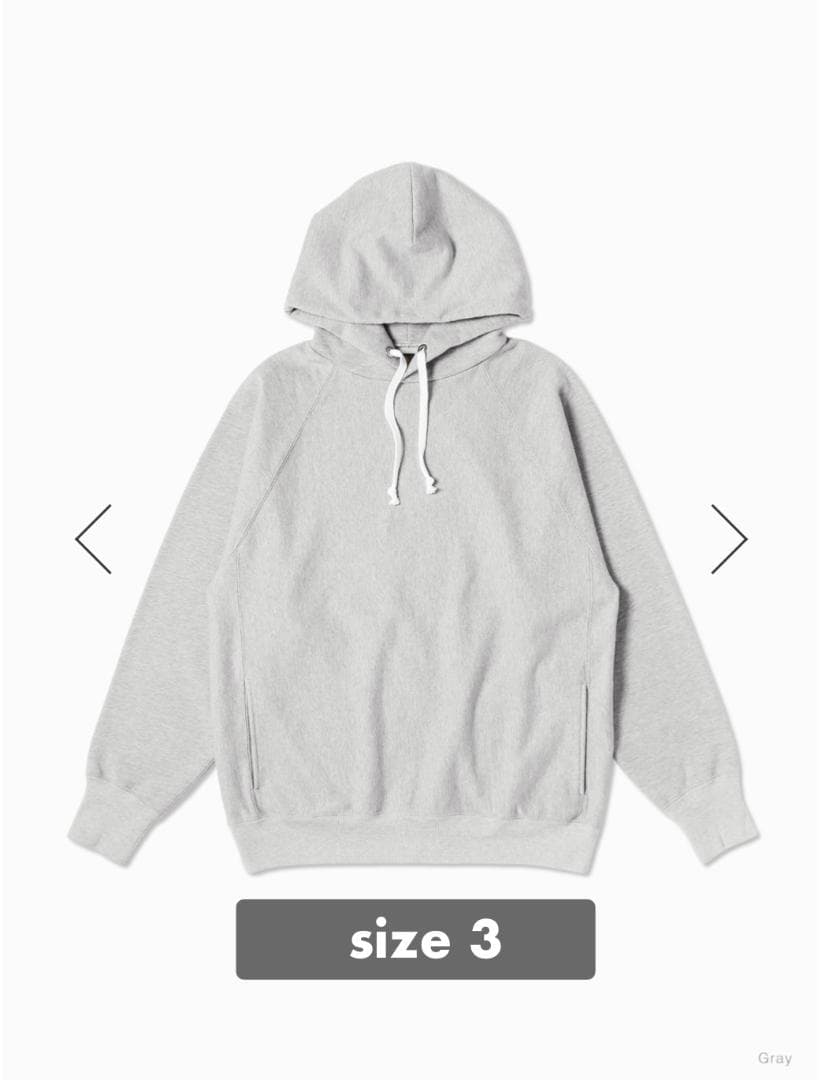 BATONER パーカー サイズ3 25AW タグ付き新品未使用