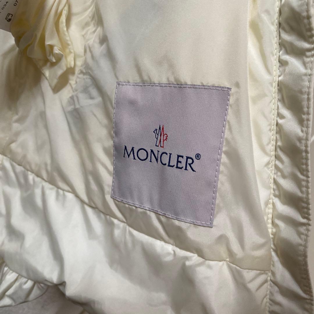 MONCLER ホワイト フリルジャケット　キッズ　　92㎝