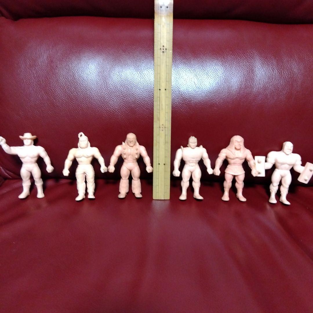 キン肉マン消しゴム　ブロッケンＪｒ、ロビンマスク、モンゴルマン他、6点セット