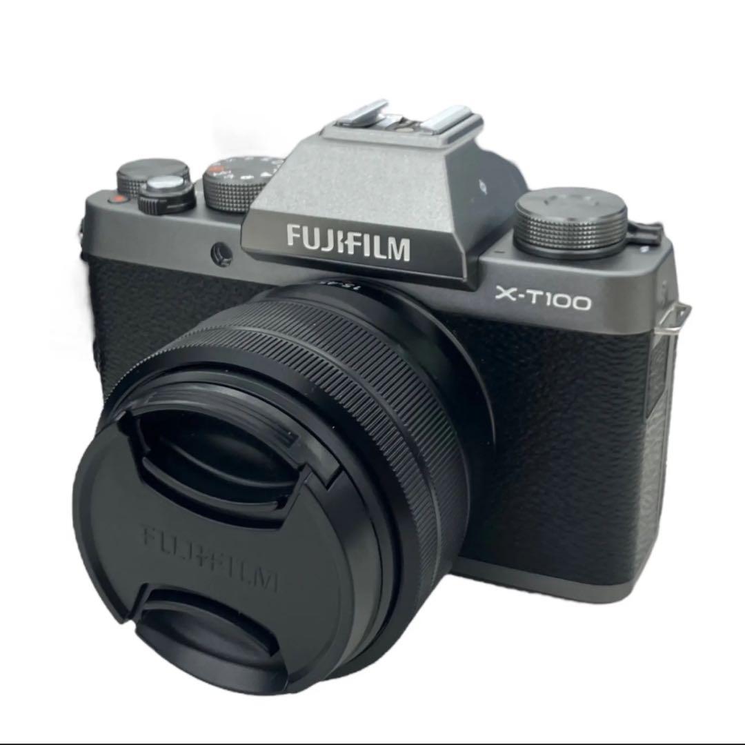 Fujifilm X-T100 ミラーレスカメラ 15-45mmレンズ付き