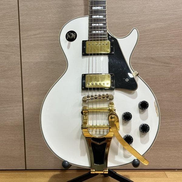 な*つ様 改造 ビグスビータイプ 搭載 Grass Roots G-LP レスポ