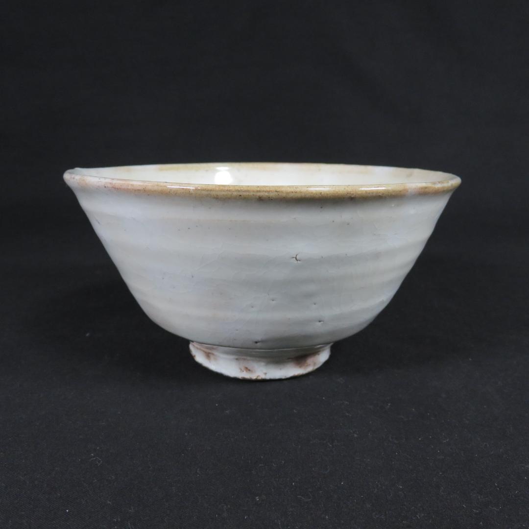 茶碗 粉引 山上憲一 木箱 共箱 抹茶碗 茶器 茶道具 茶の湯