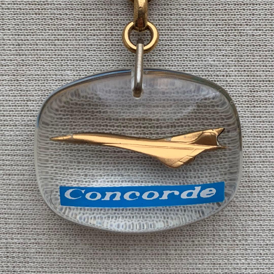 ブルボンキーホルダー 【Concorde】コンコルド 飛行機 エールフランス