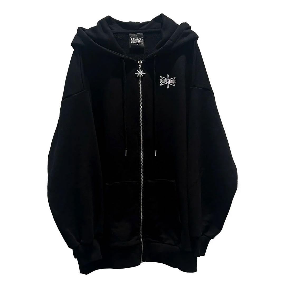 めておら Meteorites ビッグシルエットパーカー