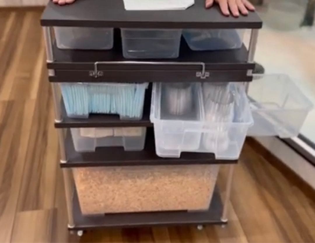 小動物・爬虫類用メンテナンスワゴン