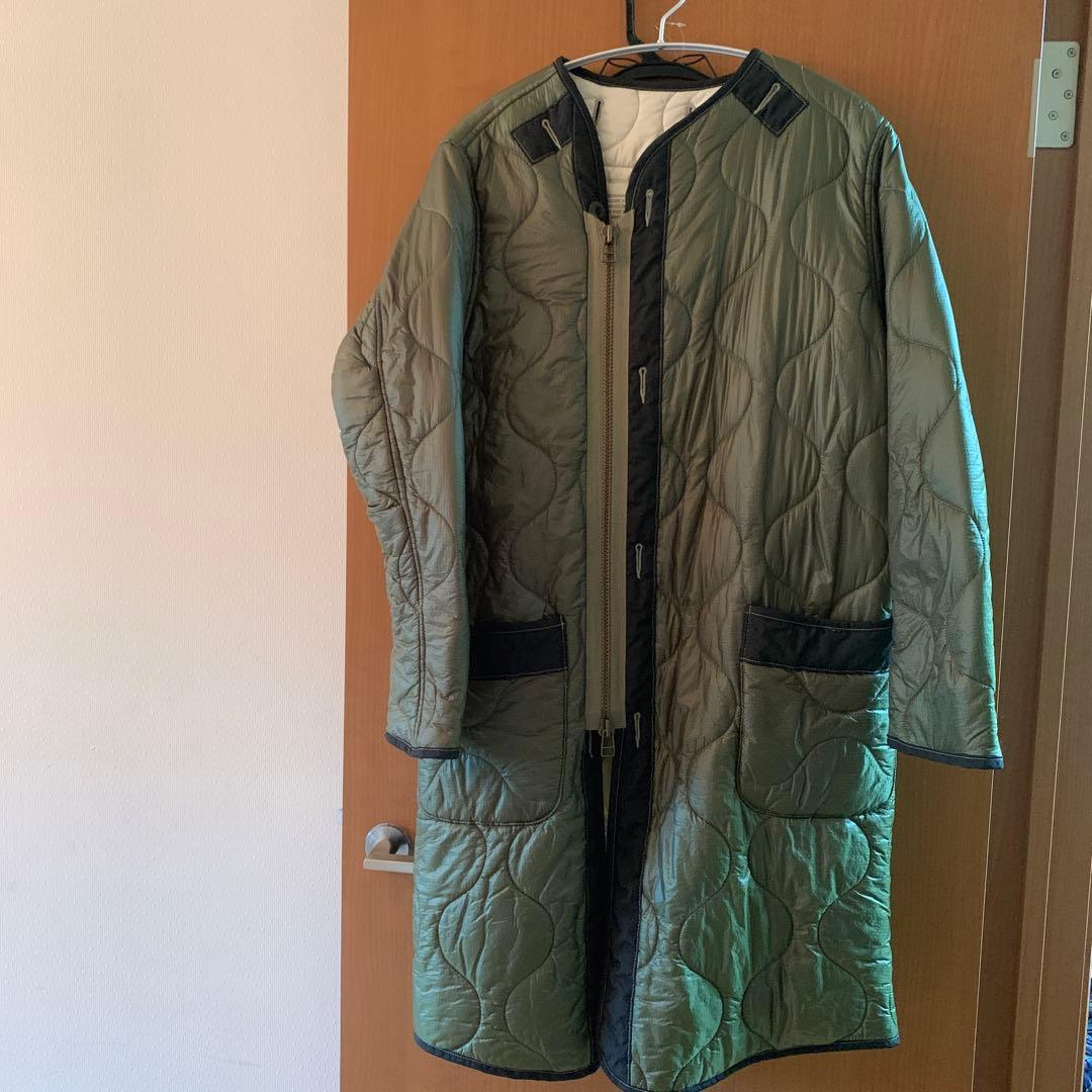 goto hollywoodライナーキルトコート01カーキ