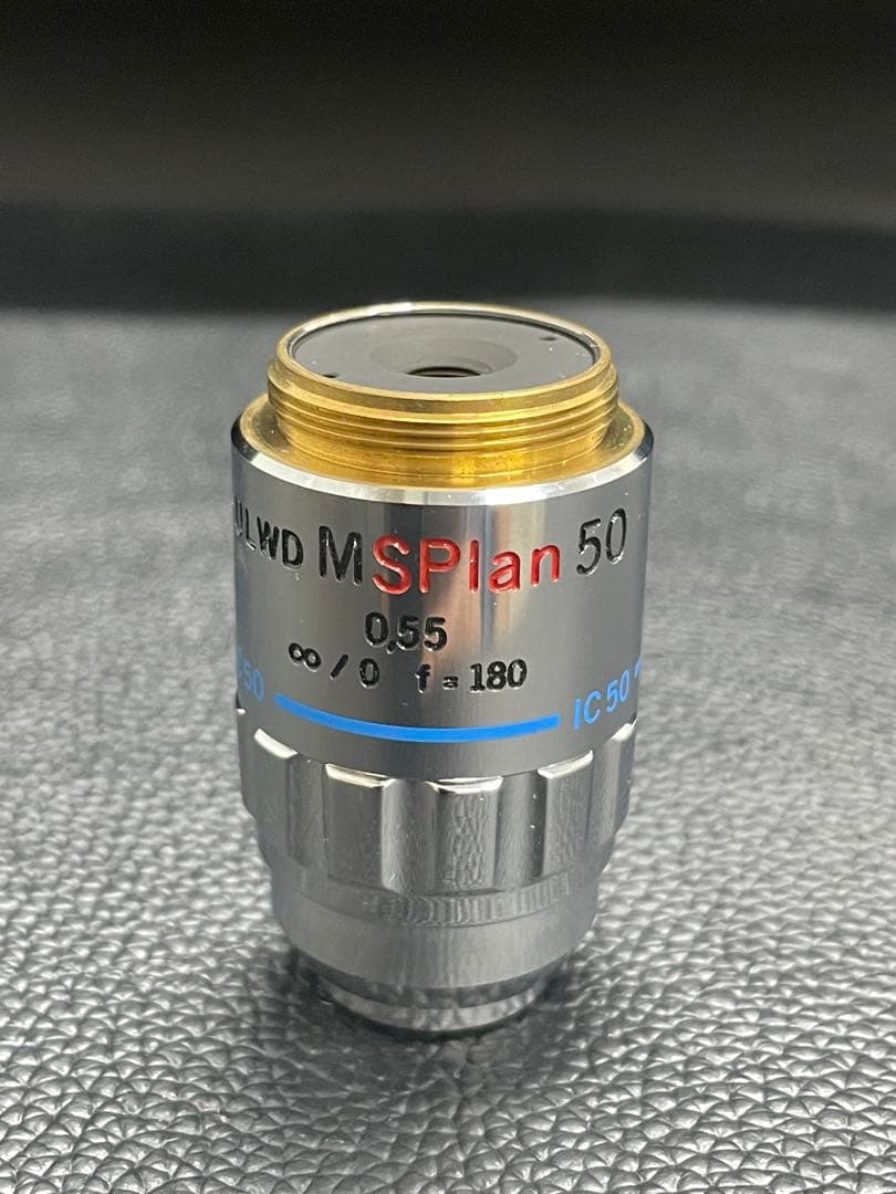 8）オリンパス金属顕微鏡対物レンズSLWD MSPlan50X