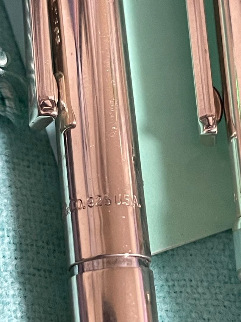 ティファニーシルバー925ボールペン　シャープペンセット