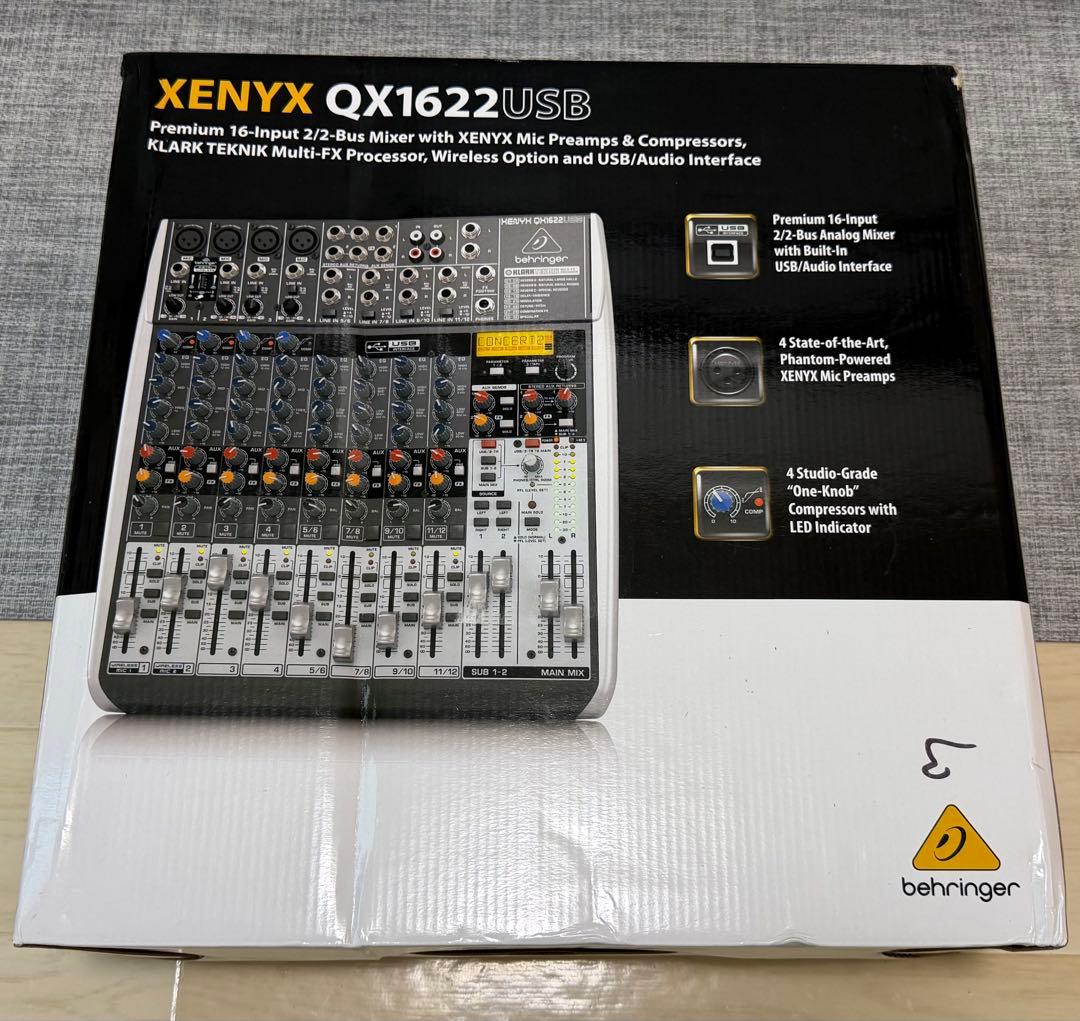 【美品】Behringer XENYX QX1622USB