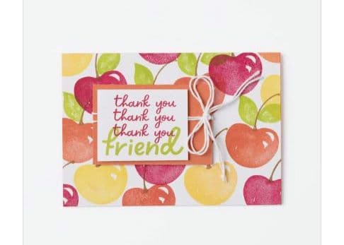 お値下！未使用　さくらんぼパンチとスタンプ　スタンピンアップ　cherry