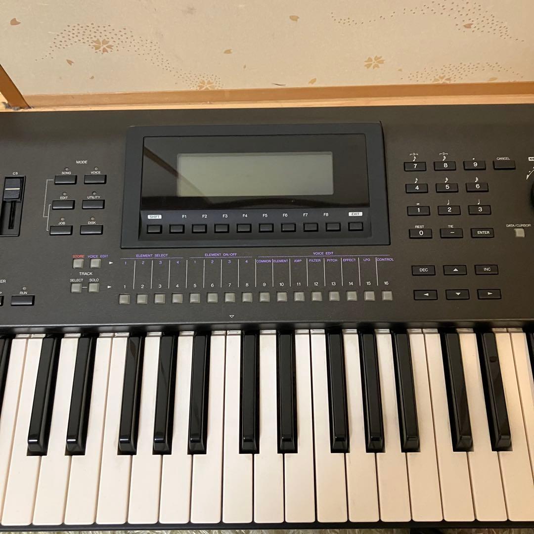 【動作品】YAMAHA W7 シンセサイザー 61鍵盤