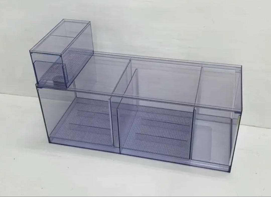 大型　特注塩ビ濾過槽 Ｗ900×Ｄ350×Ｈ300濾過槽+ウールBOX