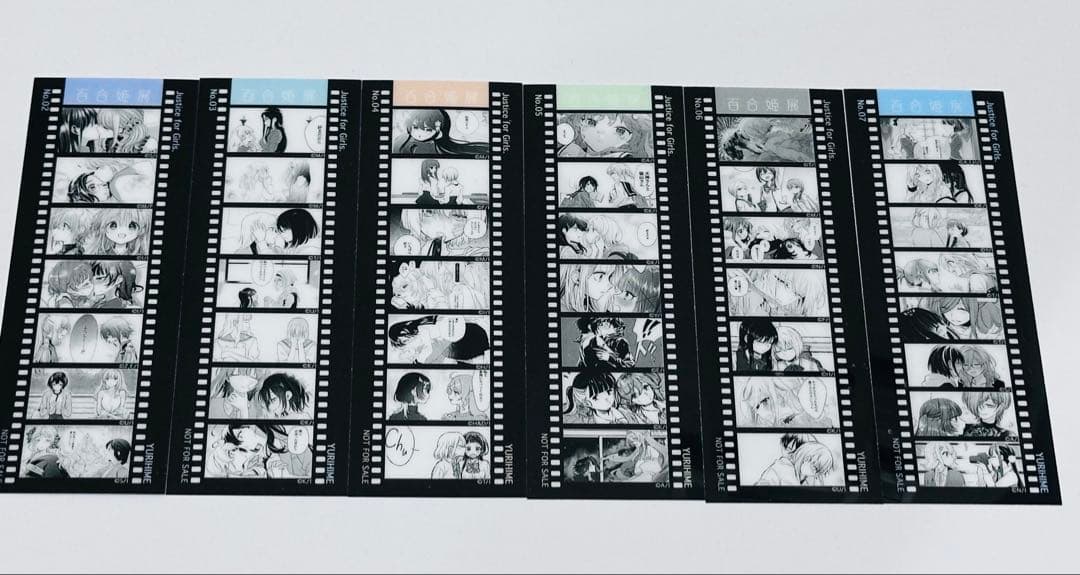 百合姫展 購入特典 クリアしおりNO02ー07