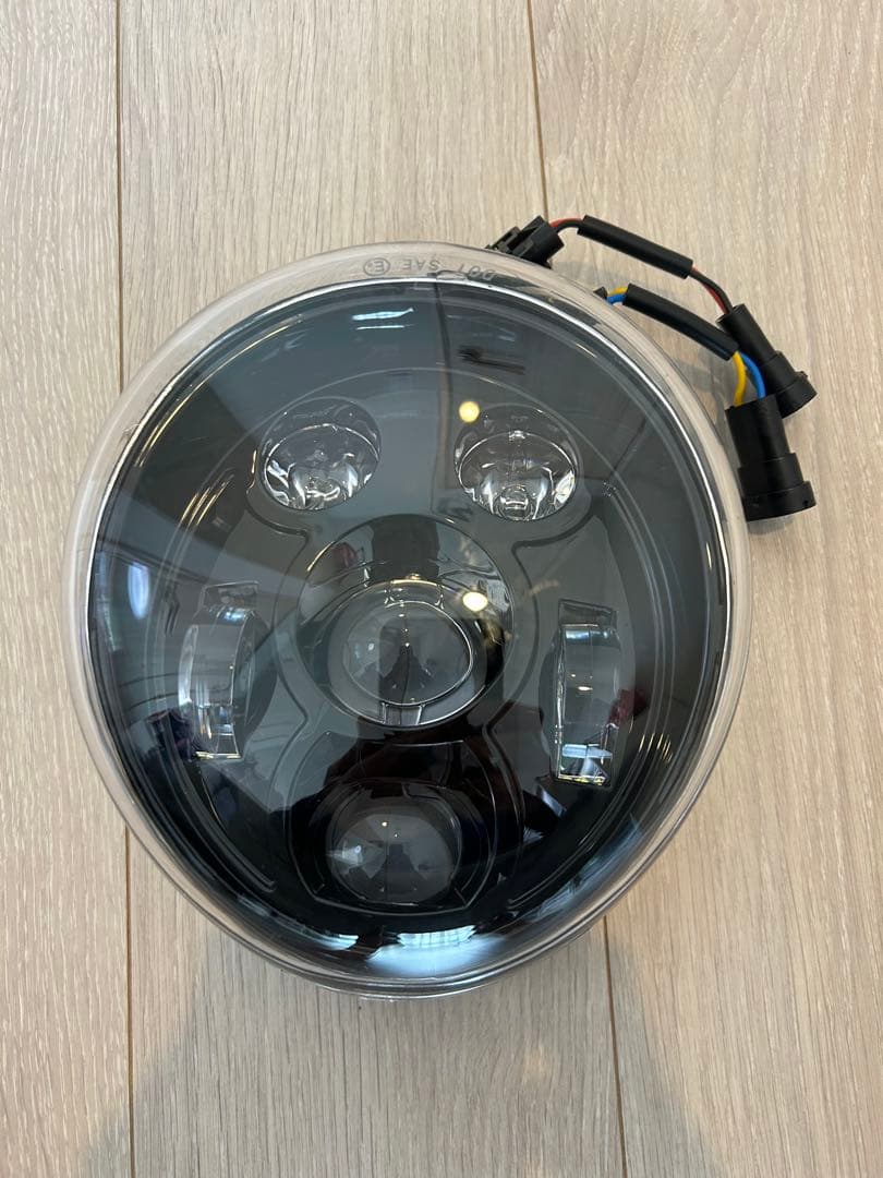 極美品 HOGWORKZ製 ハーレー LED ヘッドライト