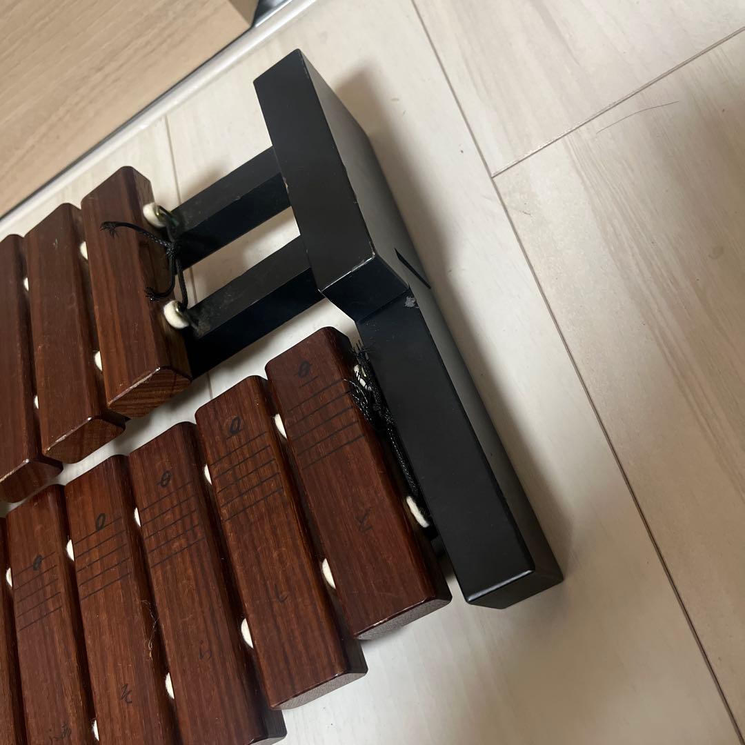 ヤマハ卓上木琴　YAMAHA　32音　木製シロフォン 木目