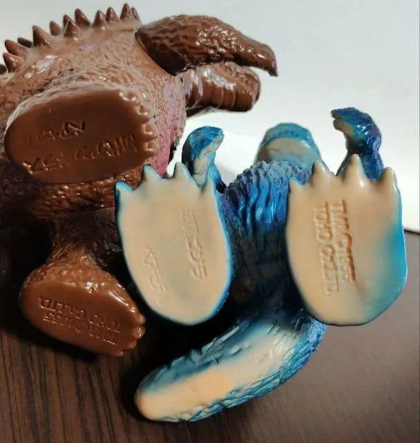 ベアモデル 逆襲ゴジラ＆アンギラス ミドルサイズ ソフビ