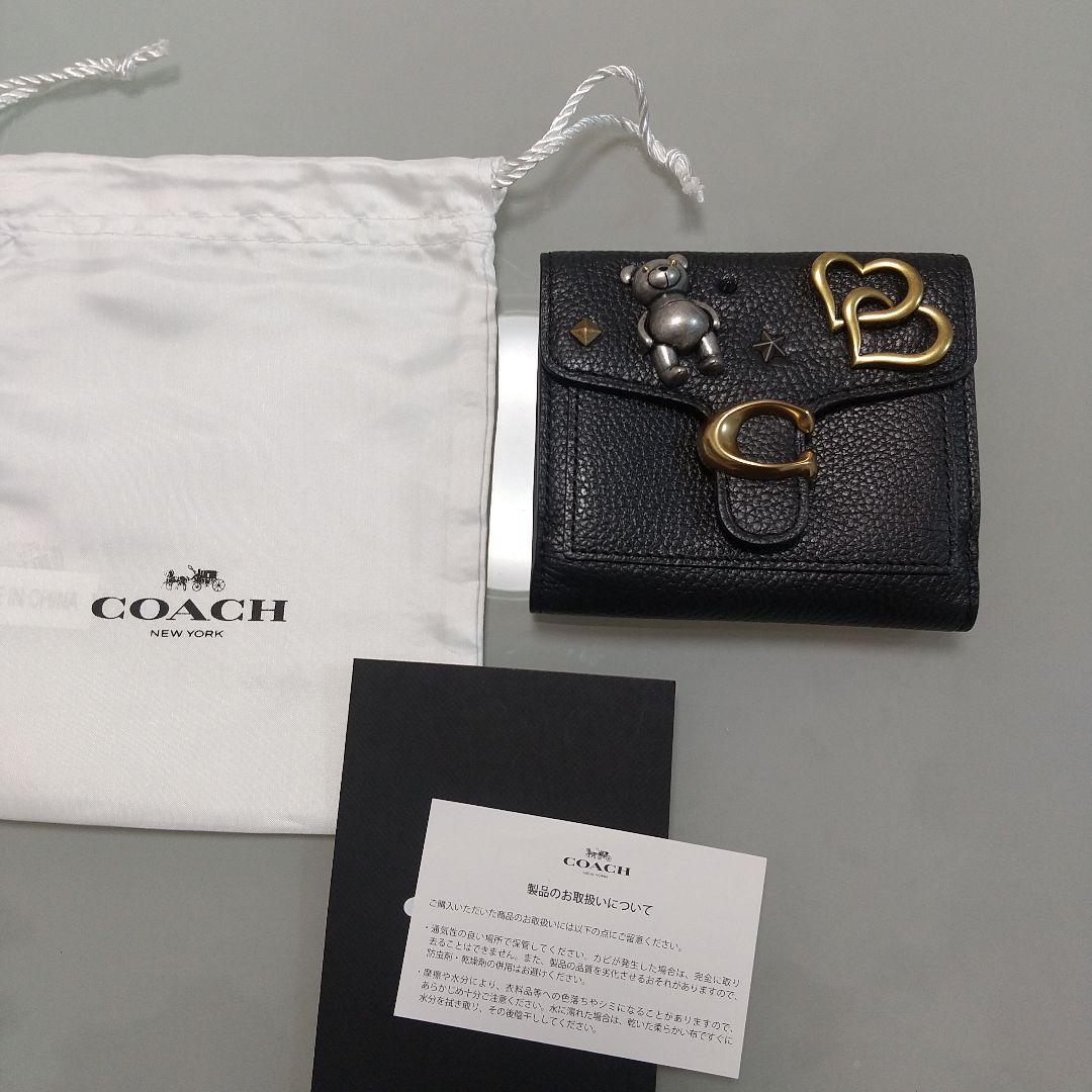 (未使用に近い)コーチ タビー 折り財布