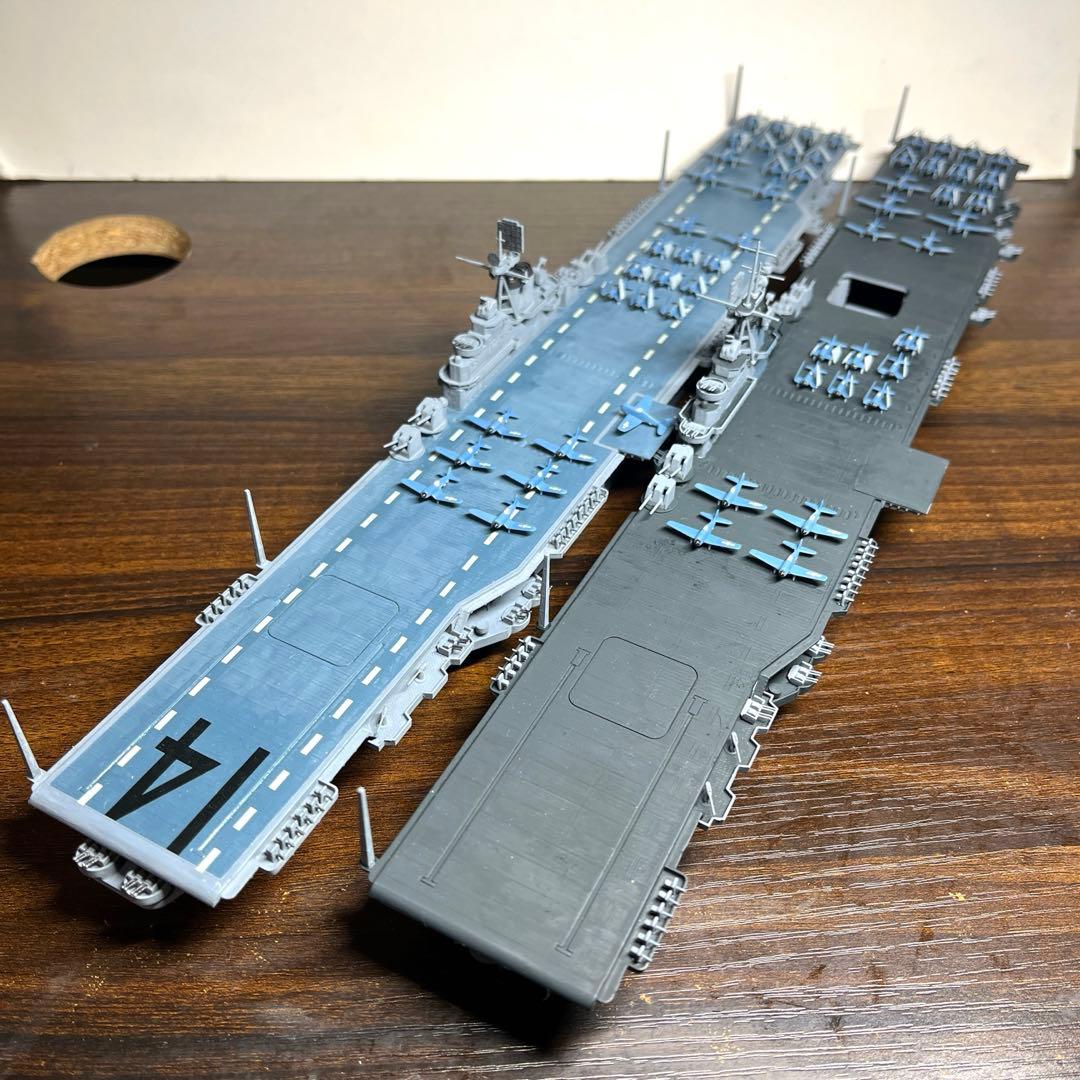 1/700 アメリカ海軍　航空母艦　タイコンデロガ　ハンコック　2隻セット