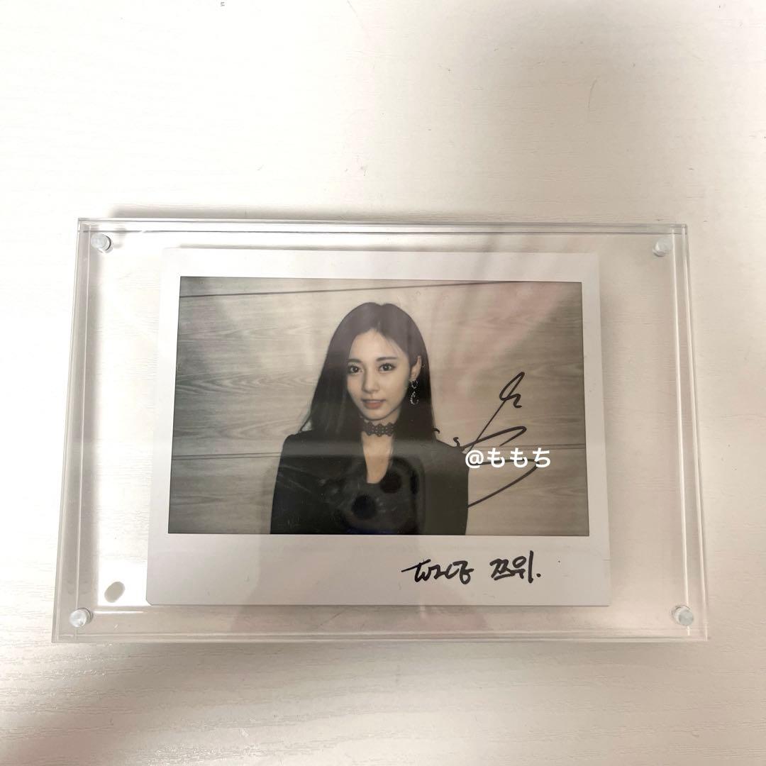 ツウィ チェキ サイン 直筆