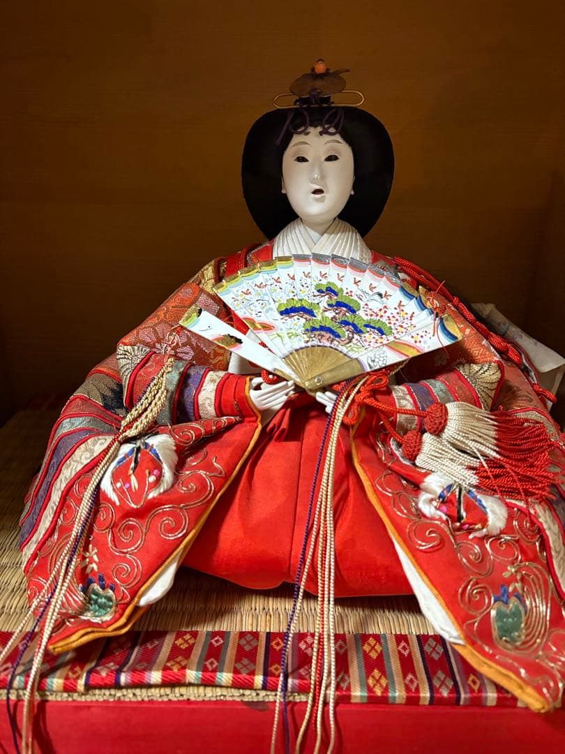 お雛様　木箱入り　時代もの