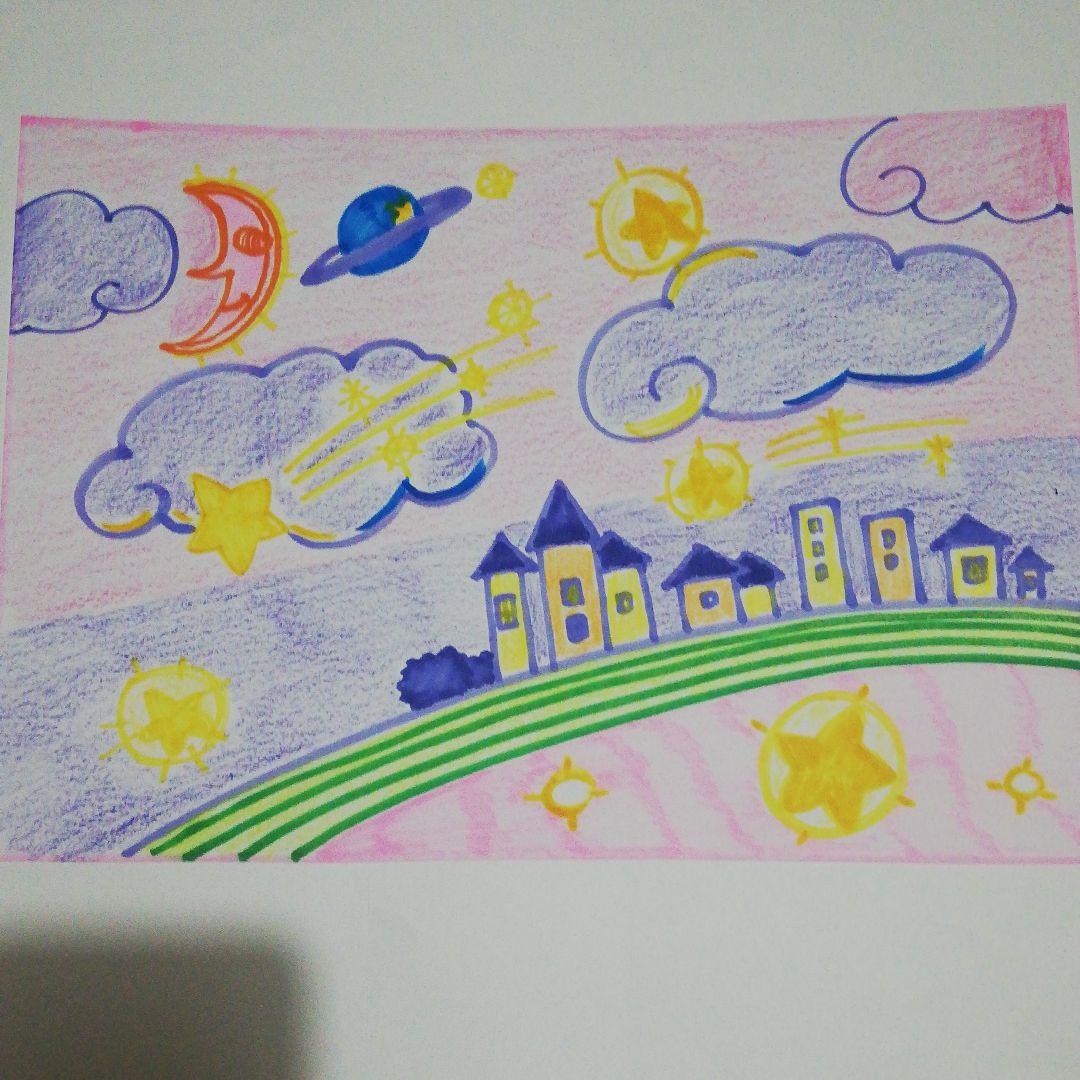 星降る夜☆絵画原画