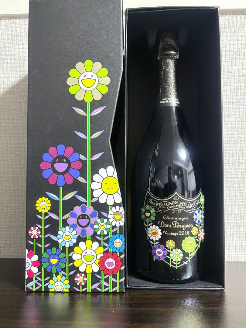 ドン ペリニョン 2015 村上隆 エディションシャンパン箱、限定ギフトバック付