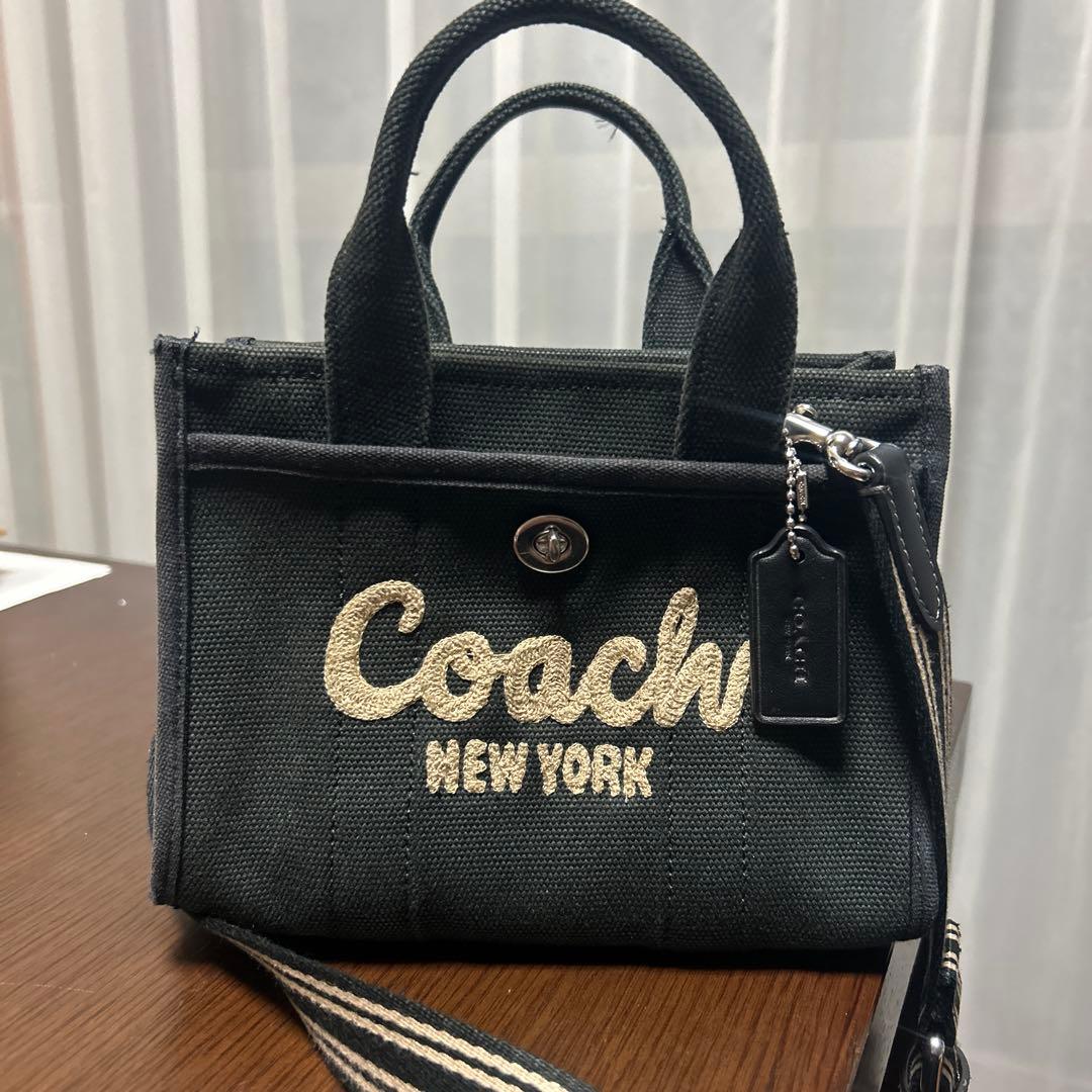 Coach ブラック ２wayショルダー＆トート