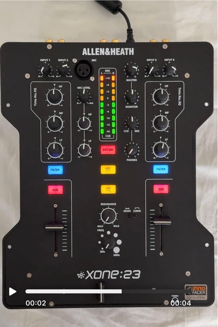 ALLEN&HEATH XONE:23 ミキサー　入手難　ピュアオーディオ使用