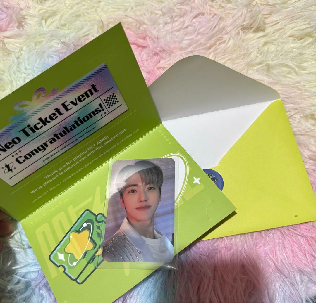 NCT ZONE 当選 NCT DREAMジェミン ホワイトロイヤル トレカ