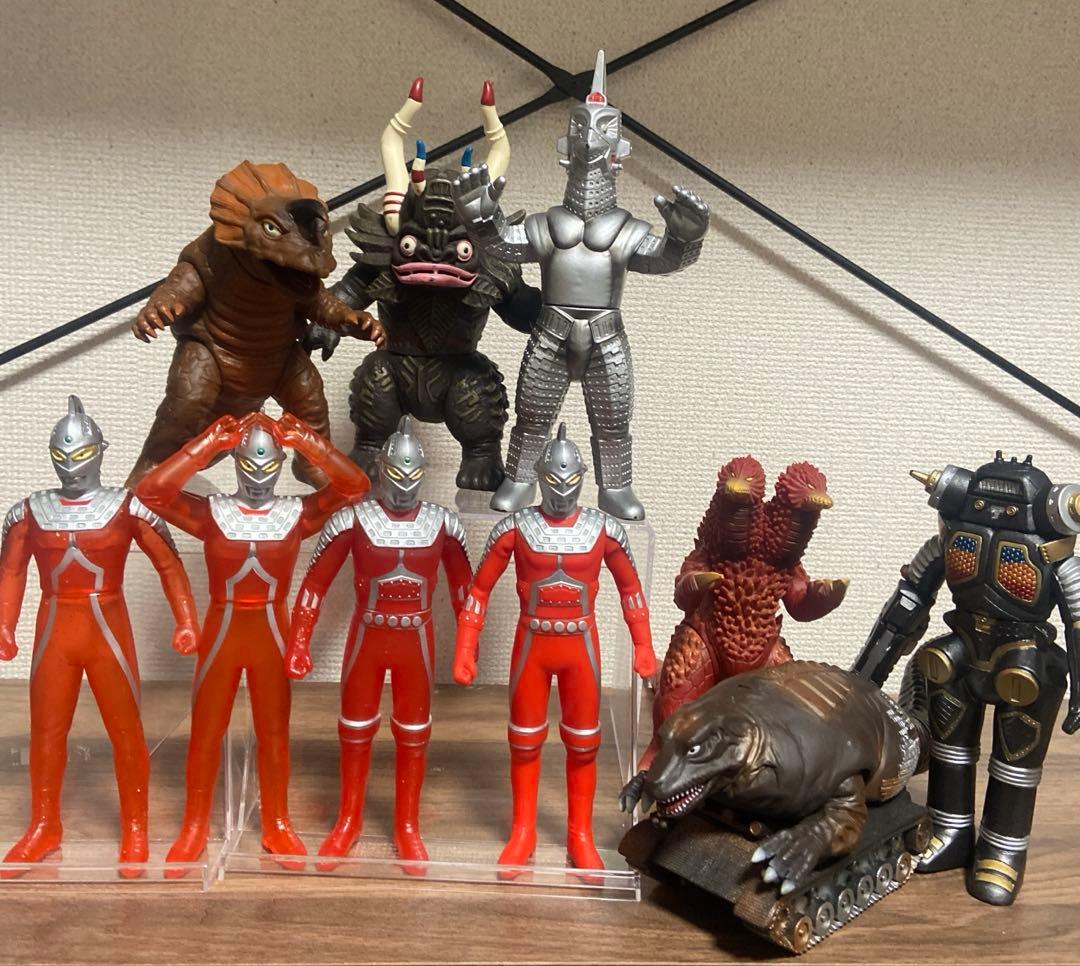 ウルトラセブン・ウルトラ怪獣　ソフビ10個セット