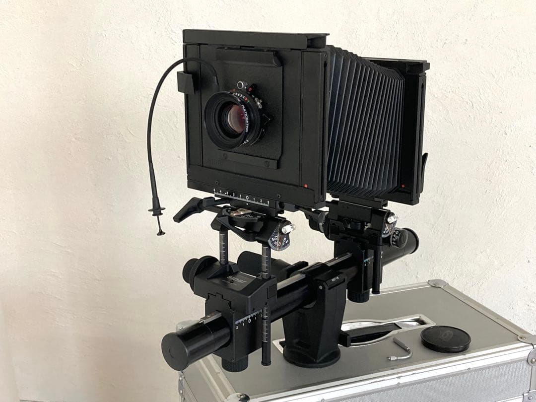 Sinar ジナーf2 4x5 シュナイダー150mm付　ハードケース一式セット